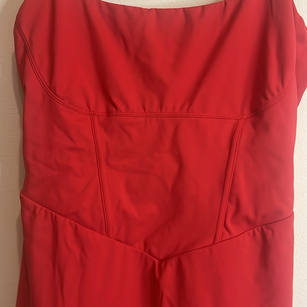 Halara Softlyzero Plush Corset Backless Dress NWT - Picture 3 of 7